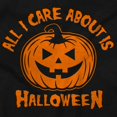 thumbnail image 2 of All I Care About is Halloween Pumpkin Plus Size Long Sleeve Graphic Tee Shirt Brisco Brands 2X, 2 of 5
