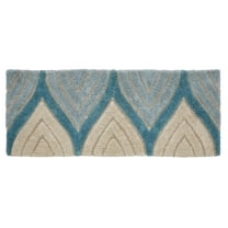 Chesapeake Davenport Aquamarine Bath Runner (24"x60")
