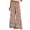 *Khaki, variant on Women's Boho Print Wide Leg Palazzo Pants,Elastic High Waist Flowy Casual Trousers ,Women's Plus XXXL