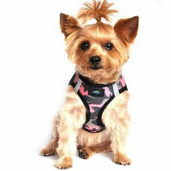 Doggie Design American River Dog Harness Camouflage Collection Pink Camo / 3XL