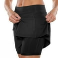 thumbnail image 6 of Spring Skorts for Woman 2026 Plus Size Skorts with Pockets Tummy Control Athletic Tennis Golf Skirt Dressy Causal Black M, 6 of 8