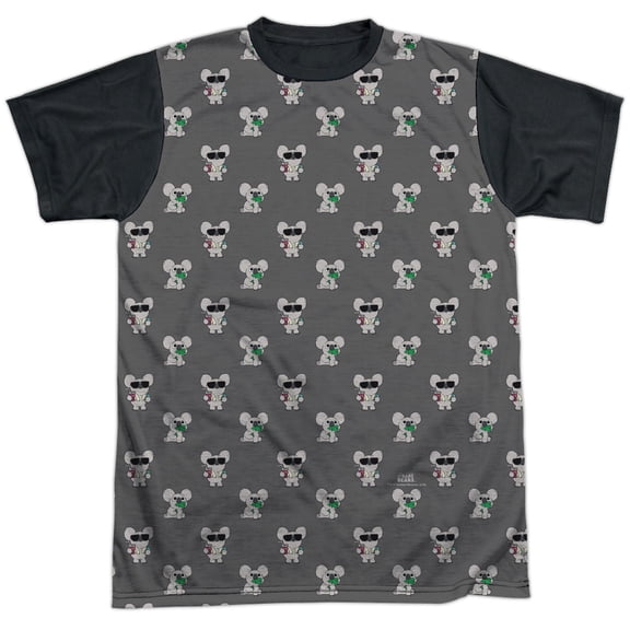 We Bare Bears - Nom Nom - Short Sleeve Black Back Shirt - Large