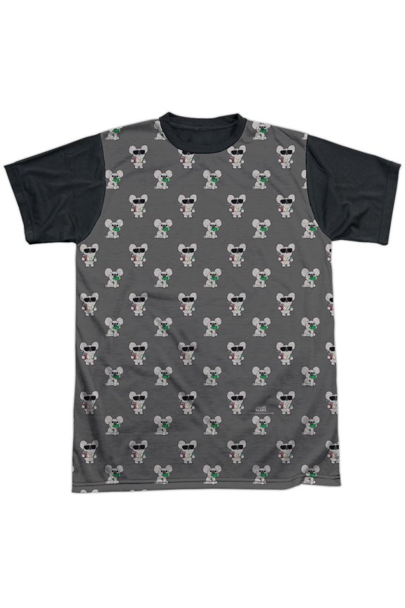 - Nom Nom - Short Sleeve Black Back Shirt - Large