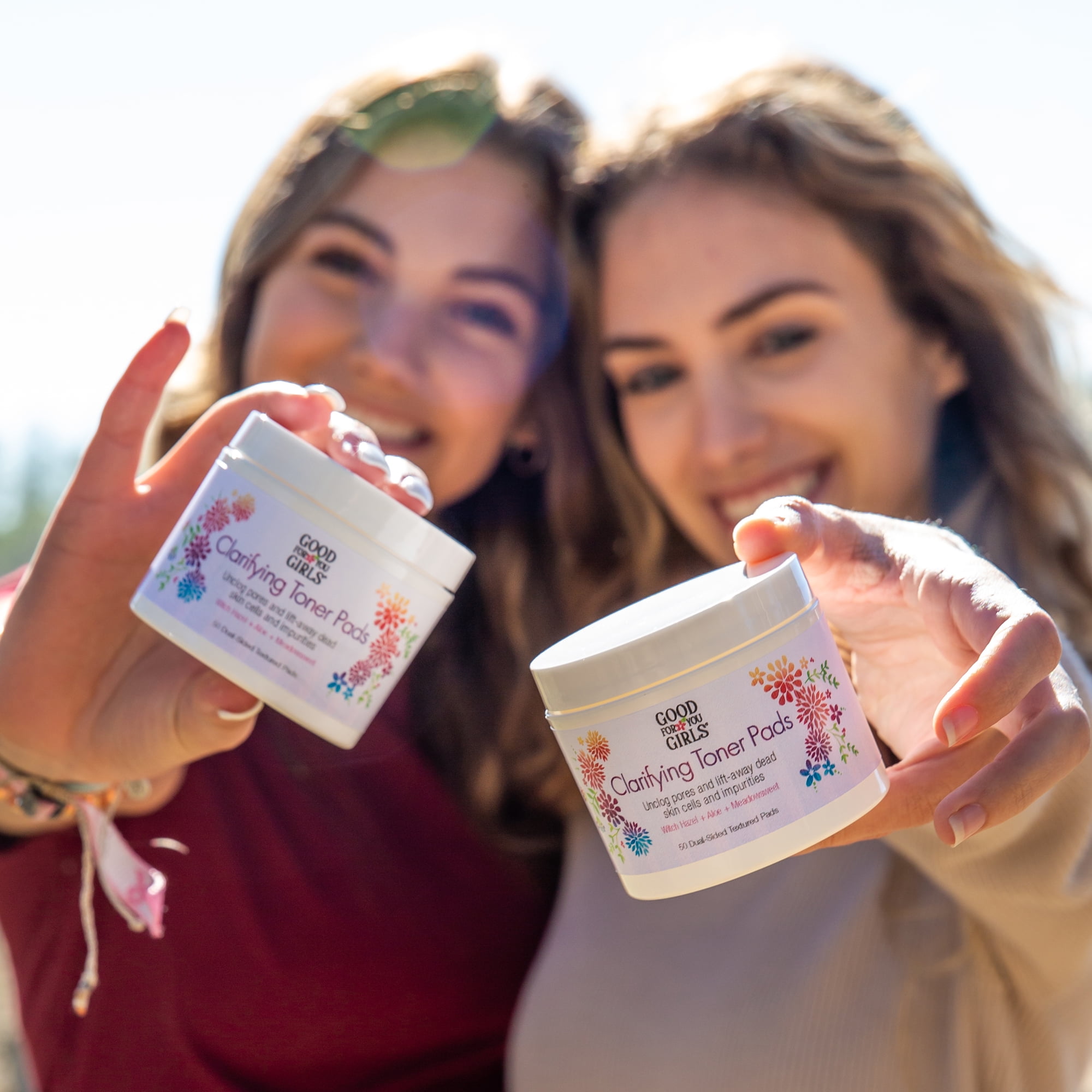 Good For You Girls Pore Cleansing Toner Pads. Twin Pack, 50 Pads each