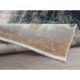 thumbnail image 5 of Abani Azure Collection Teal Black 8' x 10' Abstract Painting Vintage Rug, 5 of 5