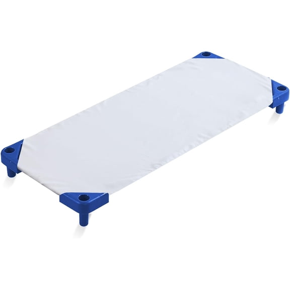 GDDPOD-Toddler Daycare/Pre-School Cot Sheet, White, Breathable Microfiber Nap Sheet for Boys and Girls, 23" x 40"