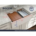 thumbnail image 7 of BOCCHI 1628-001-0120 Contempo Apron Front Fireclay 27" Single Kitchen Sink White, 7 of 7