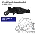 thumbnail image 2 of Exquisite Car Hood Handle Lever Bracket 51437148521 for X5 E70 X6 E71 2008-2014 5143-7148521, 2 of 5