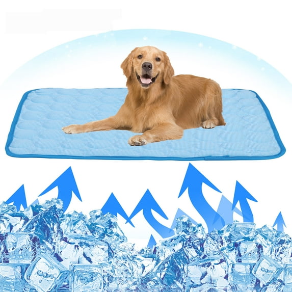 YouLoveIt Dog Mat Summer Pet Mats Washable Portable Pad for Dogs Cats Pets,Reusable Non-Slip Blanket for Grate Sofa Bed Outdoor Indoor