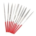 thumbnail image 1 of Juego De Limas De Aguja 10pcs 140mm Diamante Mini Juego de limas de agujas Herramientas prácticas para artesanías de cerámica Likrtyny Para estrenar, 1 of 8