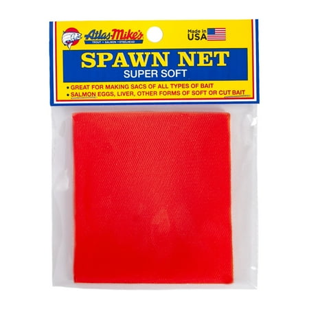 UPC: 0043171550332 | Atlas Mike’s Spawn Sac Net 3″x3″ Squares – Orange
