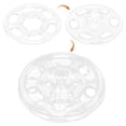 thumbnail image 3 of TEHAUX 100Pcs Clear Shirt Buttons Studs Garment Buttons Diy Sewing 20Mm, 3 of 7