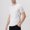 White, variant on Men's Short Sleeve T-Shirts, Active Casual Shirt with Breathable Polyester Spandex Fabric, Lightweight Round-Neck Top for Workout and Daily Wear