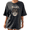 Black2, variant on Womens Cool Llama Farm Animal Statement Vintage Washed T-Shirt Short Sleeve Relaxed Fit Black S-5XL Tops