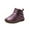 Purple, variant on Awdenio Girls Boots Rubber Sole Snow Children Cotton Shoes Fleece Hiking Boots Waterproof Outdoor