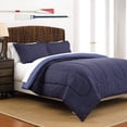 thumbnail image 3 of Porch & Den Martex Reversible Comforter Set Black/Grey Twin 2 Piece, 3 of 5