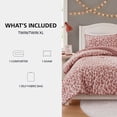 thumbnail image 2 of Mainstays Leopard Print 2-Piece Pink Comforter Set, Twin/Twin XL, 2 of 12