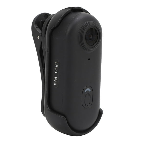 4K HD Mini Body Camera, 8MP Pet Collar Camera, Cordless Wearable Action Camera with Back Clip, Waterproof Helmet Camera Vlogging Camera for Traveling Cycling