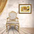 thumbnail image 3 of Poul Steffensen 24x18 Gold Ornate Framed and Double Matted Museum Art Print Titled - A Young Crushed in the Process of Warming a Maid in the Harvest Time (1905), 3 of 4
