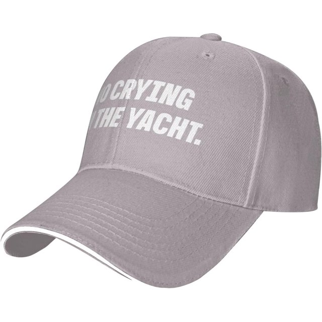 No Crying On The Yacht Hat Classic Low Profile Baseball Cap Adjustable Golf Dad Hats