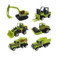 thumbnail image 3 of 6 piezas de vehículos de construcción, tractores de juguete, juego de vehículos de arena, bonitos juguetes de construcción pequeños para niños,, 3 of 8