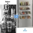 thumbnail image 6 of IZEYNO 4 Pack Magnetic Spice Rack for Refrigerator, Side of Fridge Storage Shelves, Kitchen Shelf Organizer, 6 of 8