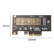 thumbnail image 2 of Tarjeta Adaptadora PCIe a M2/M.2 PCI Express X4 X8 X16 NVME Wdftyju, 2 of 9
