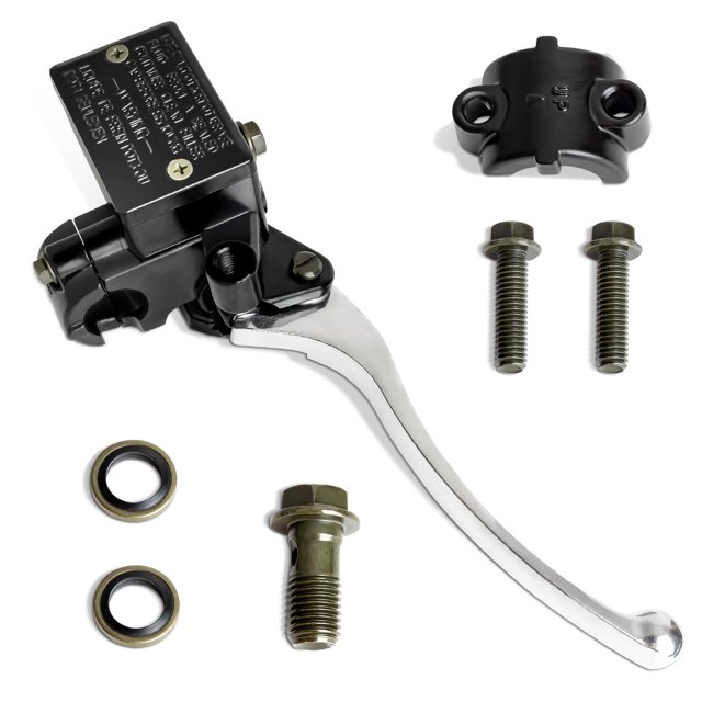 luxlead 7/8" Brake Master Cylinder Kit Handlebar Front Right Side Brake Lever Compatible with ATV Banshee Yamaha Grizzly Kodiak Raptor Timberwolf Wolverine YFZ450