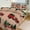 chudan, variant on Duvet Cover Queen Size Christmas Train Cedar Tree 3 Pcs Duvet Cover Set Bedding Sets Queen Soft Breathable