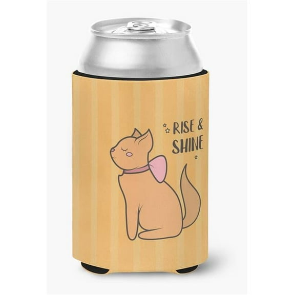 Carolines Treasures BB7473CC Nursery Rise & Shine Cat Can or Bottle Hugger