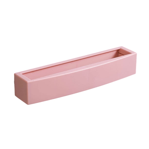 Monstrate Estante para colgar zapatos, soporte Horizontal, organizador de pared, perchas autoadhesivas, botas para la puerta de la sala de estar, Cocina y Comedor Rosa