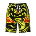 thumbnail image 5 of Cobra Kai Mens Swim Trunks Quick Dry Board Shorts with Mesh Lining, Hawaii Beach Shorts Swimwear Bathing Suits, 5 of 8