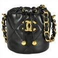 thumbnail image 2 of Pre-Owned CHANEL Matelasse Mini Chain Pouch Shoulder Bag, Lambskin, Black, AP2330,... (Good), 2 of 8