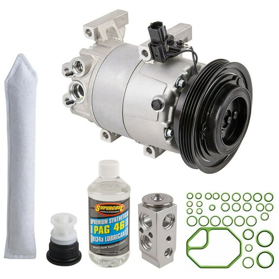 For Kia Soul 2.0L 2010 2011 AC Compressor w/ A/C Repair Kit - BuyAutoParts