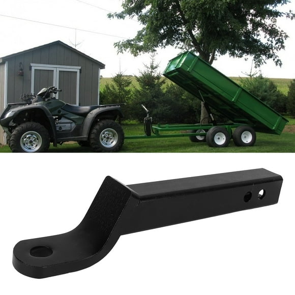 Trailer Hitch Ball Mount 430mm Long Forged Steel 6000 Lbs High Strength Extension Ball Mount For 2in Receiver Towing Vehicles Such As RV Trailers