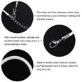 thumbnail image 4 of 10uds Encerado Collar Cordón A Granel, 16 Pulgadas y 1,5mm Diámetro Collar Cadena Cuerda con Cierre para Colgantes, Pulseras, Joyería Fabricación, Blanco, 4 of 6