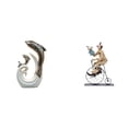 thumbnail image 1 of Estatua Moderna Abstracta De Cerámica Con Forma De Delfín Payaso, Ideal Para Soporte De TV, Chimenea, Oficina, Sala De Estar, Mesa De Centro, Escritorio, Centro De Mesa, Vitrina, Decoración, 1 of 8