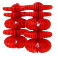 thumbnail image 2 of Centro de mesa chino para bodas, decoración de panal rojo para sala de estar y dormitorio, bola de panal de papel para la decoración de la sala de bodas, 2 of 7