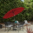 thumbnail image 6 of Pure Garden 10FT Patio Umbrella with Auto Tilt and Vented Canopy (Red), 6 of 7