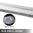 thumbnail image 3 of VEVOR Fountain Spillway 36.2x3.2x8.1 Inch, Pool Waterfall Fountain 17 Colors Led, Pool Water Fall Kit with Remote, Pool Spillway Solid Acrylic Pool Waterfall for Garden Pond, Swimming Pool, Square, 3 of 9