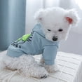 thumbnail image 4 of Dog/Cat Hoodie Two Feet Love Earth - Teddy Bear Style Pet Clothes, Soft Breathable Material, Multiple Sizes Available, 4 of 6