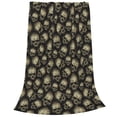 thumbnail image 2 of Balery funny Retro Skull Manta de Felpa Suave y Acogedora – Cobija de Franela Aterciopelada para Cama, Lavable y Cálida para Sofá, Mascotas, Transpirable-80"x60", 2 of 7