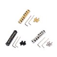 thumbnail image 3 of Electric Guitar Rollers Bridge Musical Instrument Saddle Repairing Maintenance Design Compact Replacement Bridges Parts Wrench Set Accessories Professionals Black, 3 of 7