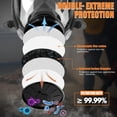 thumbnail image 4 of XINBTK Full Face Gas Mask, Reusable Respirator Mask Survival Nuclear and Chemical with 6001 and 40mm Activated Carbon Filter Against Gases Dust Vapors Fume for Spray Paint Sanding, 4 of 7