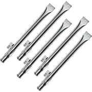 Quickflame Set of 5 Replacement Burners for Nexgrill 5 Burner Grills 720-0888, 720-0888N, 720-0882S, & Other Gas Grills, Stainless Steel Burners for Nexgrill Replacement Parts