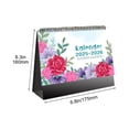 thumbnail image 1 of CAITS Calendrier Mensuel 2025-2026 / Ensemble Cadeau Version Anglaise avec Design Floral, 1 of 1