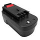 BatteryJack GD-BD-18B-2.0-004 Remplacement 18V 2000mAh NiCd Slide Batterie pour Noir & Decker&44; HPB18&44; HPB18-OPE&44; 244760-00 – image 1 sur 1