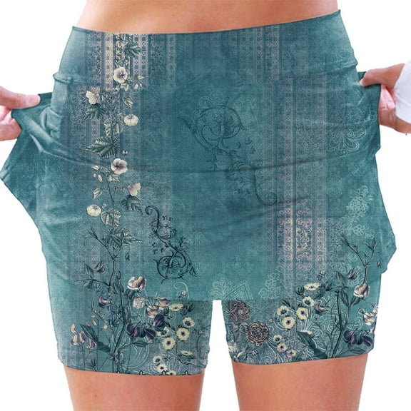 Fsqjgq Ballet Skirt Elegant Skirts for Women Sequin Skirt Long Pleated Skirts for Women Tennis Skirts High Waisted Mini Skirt with Pockets Inner Shorts Athletic Skorts Sports Pleated Skirt M