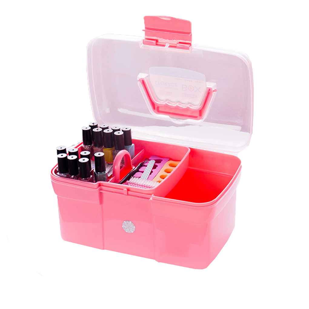 Martokay Makeup Cosmetic Jewelry Organizer Simple Storage Box