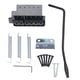 thumbnail image 5 of Puente Tremolo de Mano Izquierda, Bloque de Guitarra de Soporte de Aleación de Zinc, Puente de Guitarra de Alto Brillo, Juego para Guitarras Eléctricas de 6 Cuerdas, 5 of 7